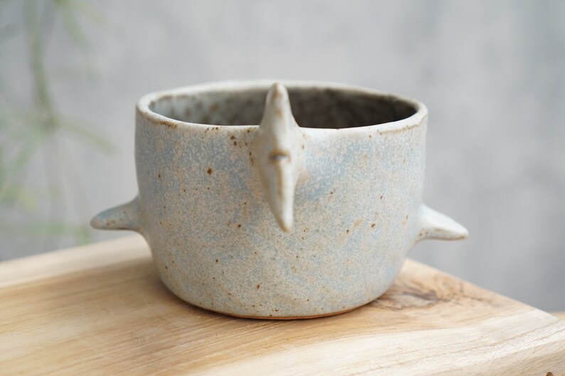 Shark pot , Shark plant pot , Handmade ceramics , pottery image 7