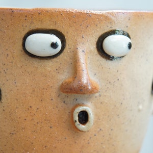 Succulent Pots Ceramic Planter Face ,polka dot image 2