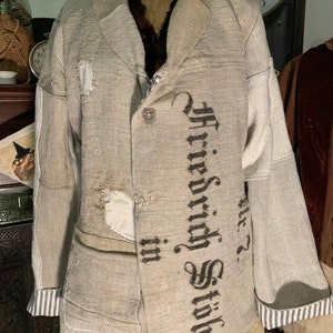 Grain Sack Jacket - Etsy