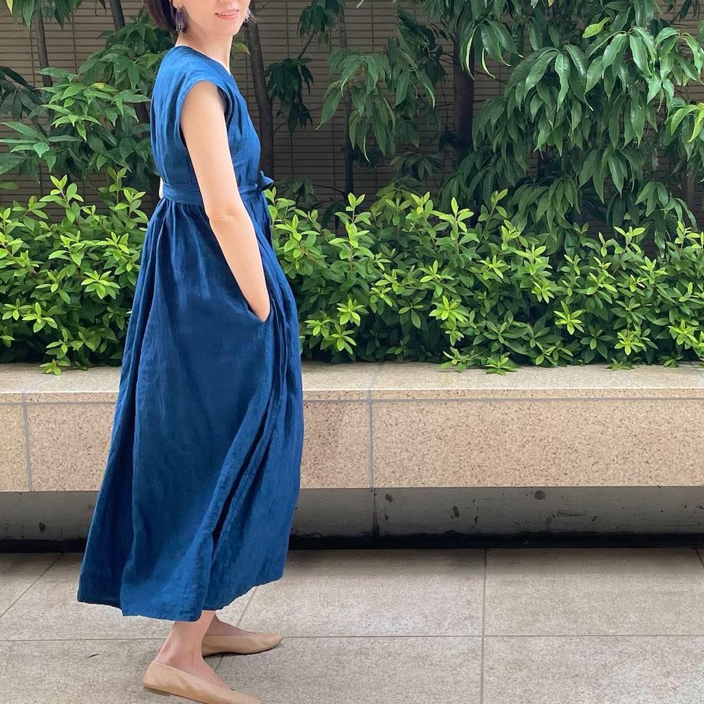 Japanese Indigo Dress - Etsy