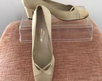 Vintage Satin Shoes, Saks Fifth Ave, Breakfast At Tiffany's Wedding Shoes