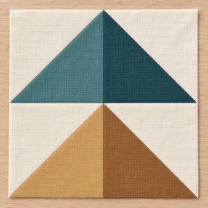 Patrón de patchwork de papel para la unidad base de tiras de gansos voladores, unidad de patchwork en PDF