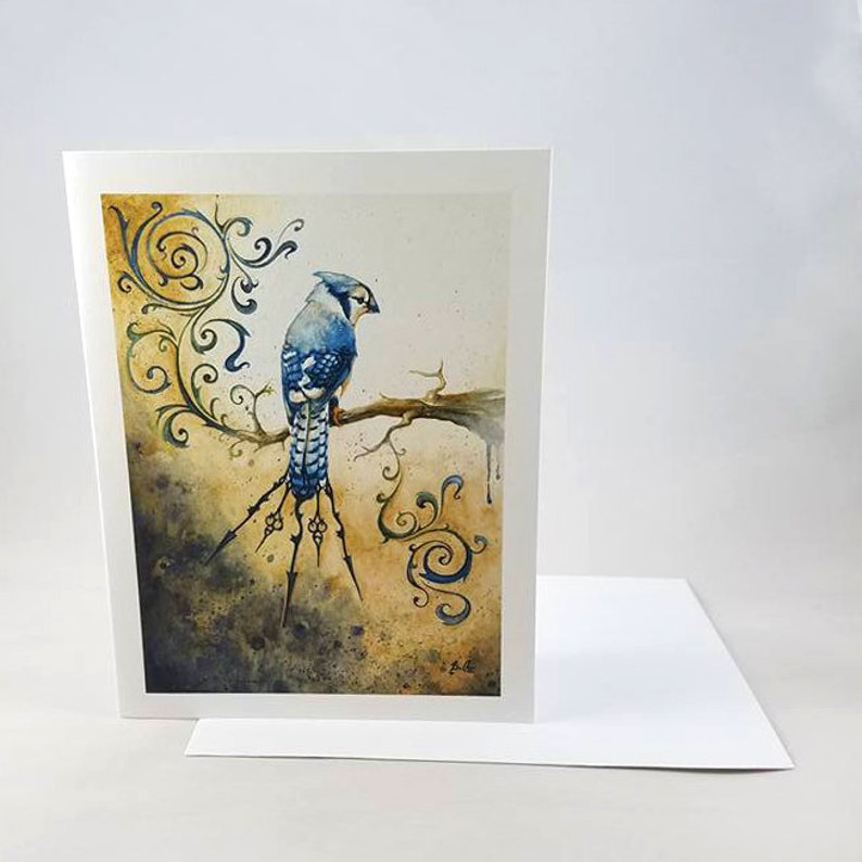 Something Borrowed Something Blue: Fine Art Bluejay Print image 3