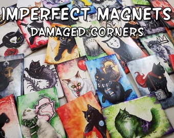 SALE! Imperfect Magnets - Damaged Corners: Nature Critters