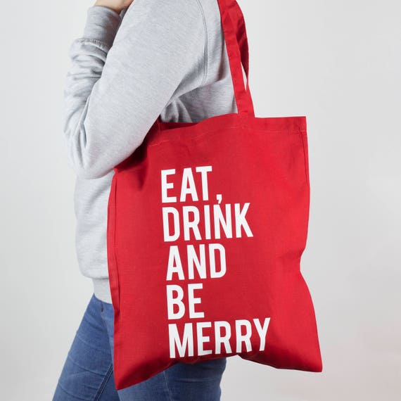 christmas shopper bag