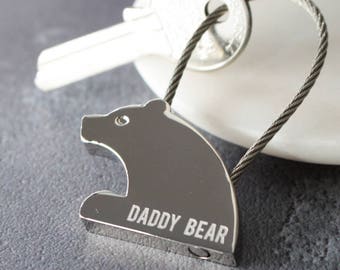 Mama Bear Keyring - Engraved - Mother Day - Fathers Day - Keyring - New Mother - Animal - Gift