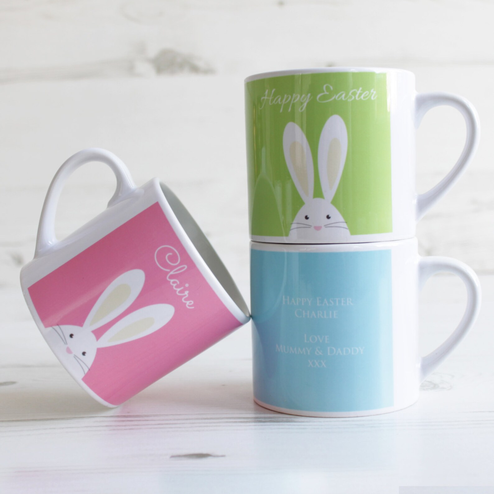 Personalised Easter Rabbit Mini Mug - Coffee Tea Cup - Bunny DA003 ...