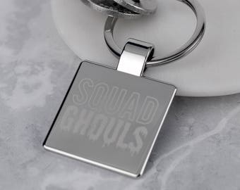 Squad Ghouls Halloween Keyring - goth accessory - [E-E05580-p102]