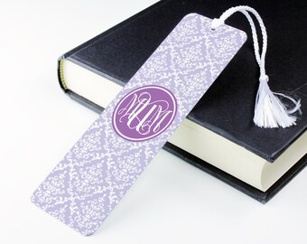 Damask Print Bookmark – personalised metal bookmark - personalized unique bookmark - literary gift - teacher gift - book lover gift - p09