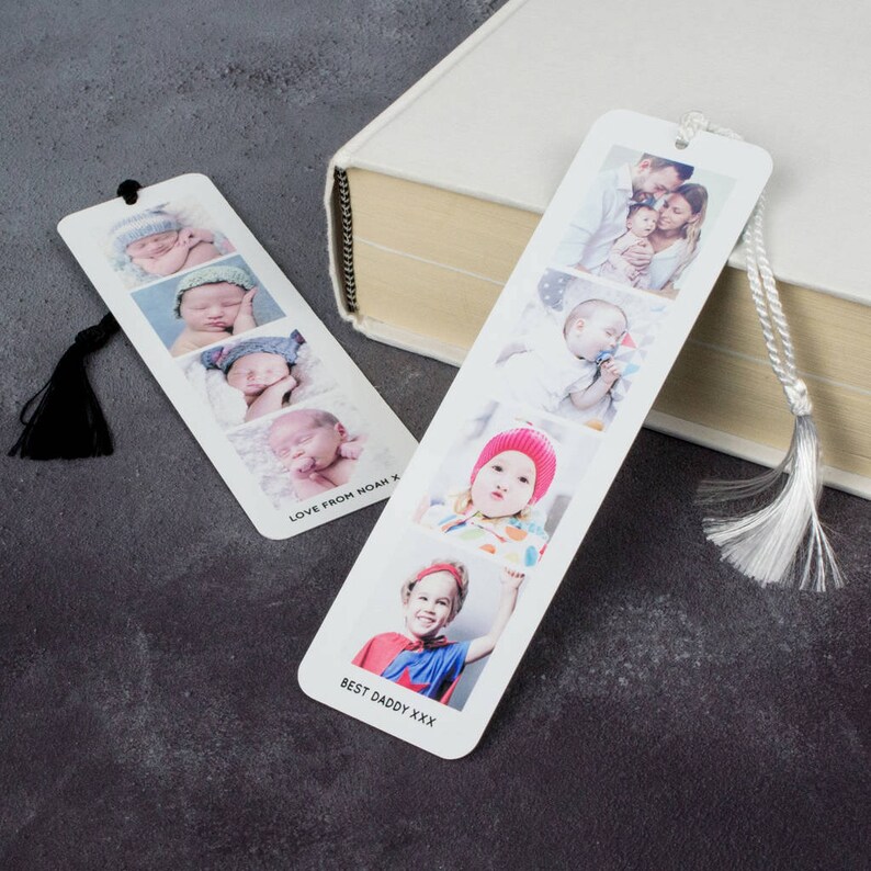 Personalised Photo Booth Bookmark - Metal Book Mark Page - Photograph P44 