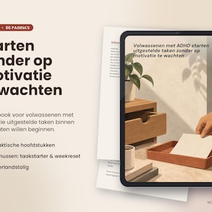 Volwassenen with ADHS beginne uitgestelde zonder on motivatie te wachten