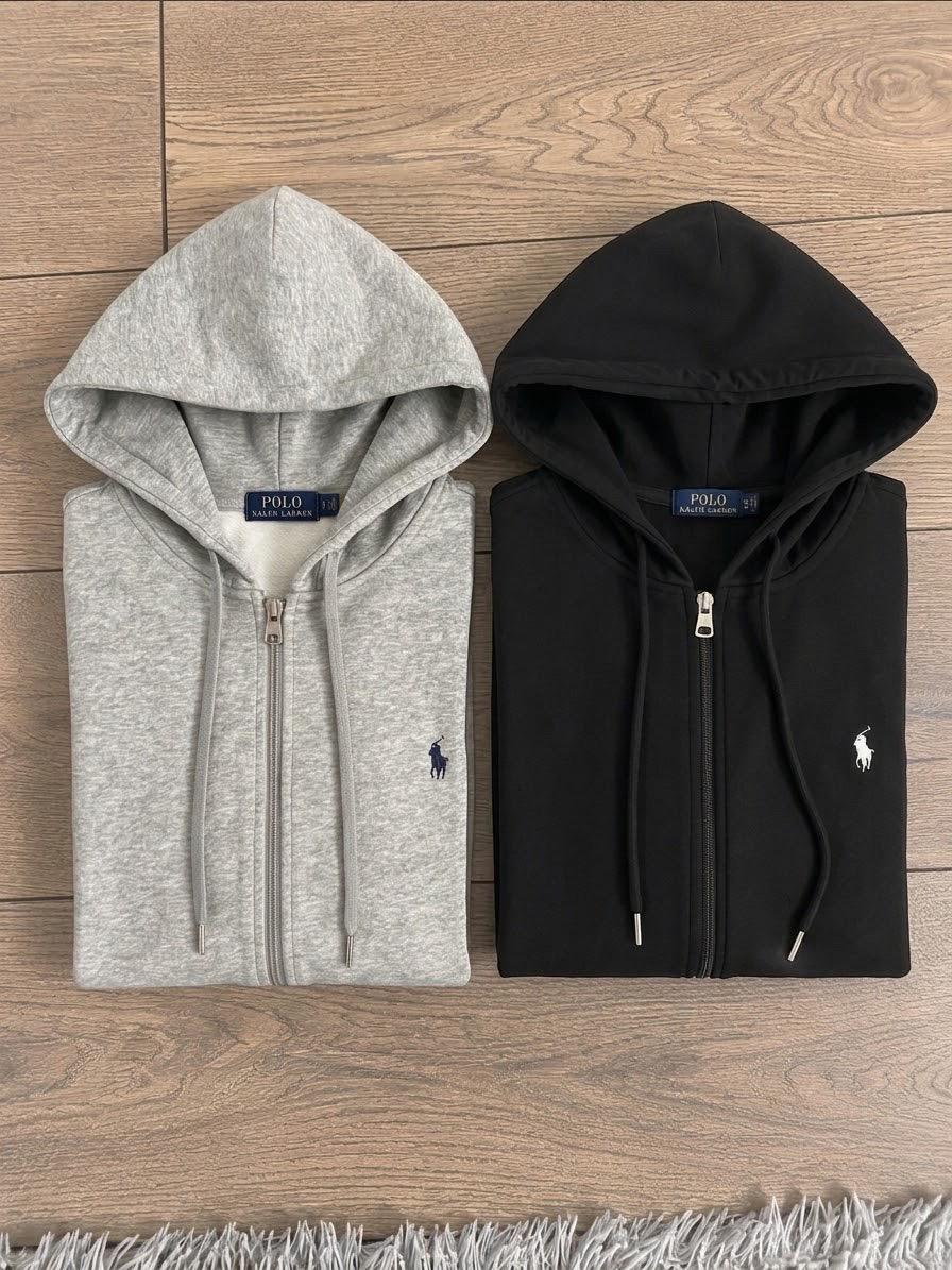 Grey Ralph Lauren Hoodie - Etsy