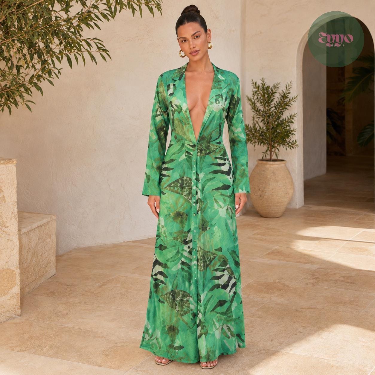 Jlo Green Dress