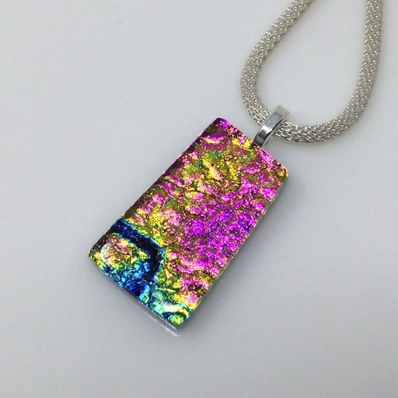 Etsy fused glass best sale jewelry