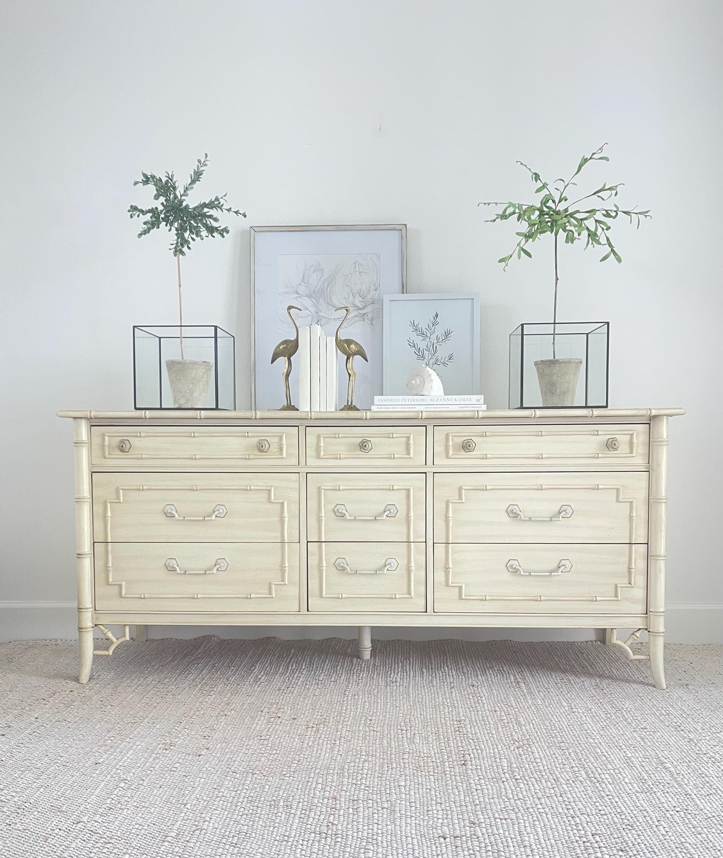 Thomasville Bamboo Dresser - Etsy