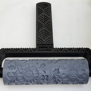 Cabo texturizador para rolo | Ferramenta intercambiável para modelagem em argila cerâmica | Rook & Hearth