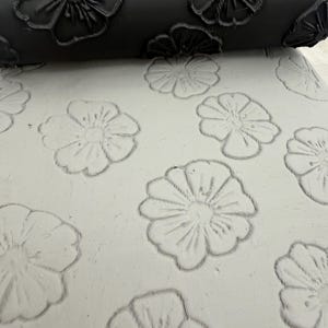 Blompräglingsrulle för textur | Lera | Keramik | Bakning | Hantverk | 100 mm 120 mm 135 mm | Nr 1A