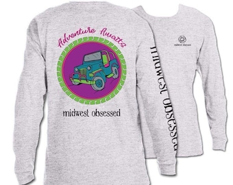 Adventure awaits, crawling tee, outdoors tee, jeeping tee, offroad tee, simply southern, mom gift, friend gift, Christmas gift