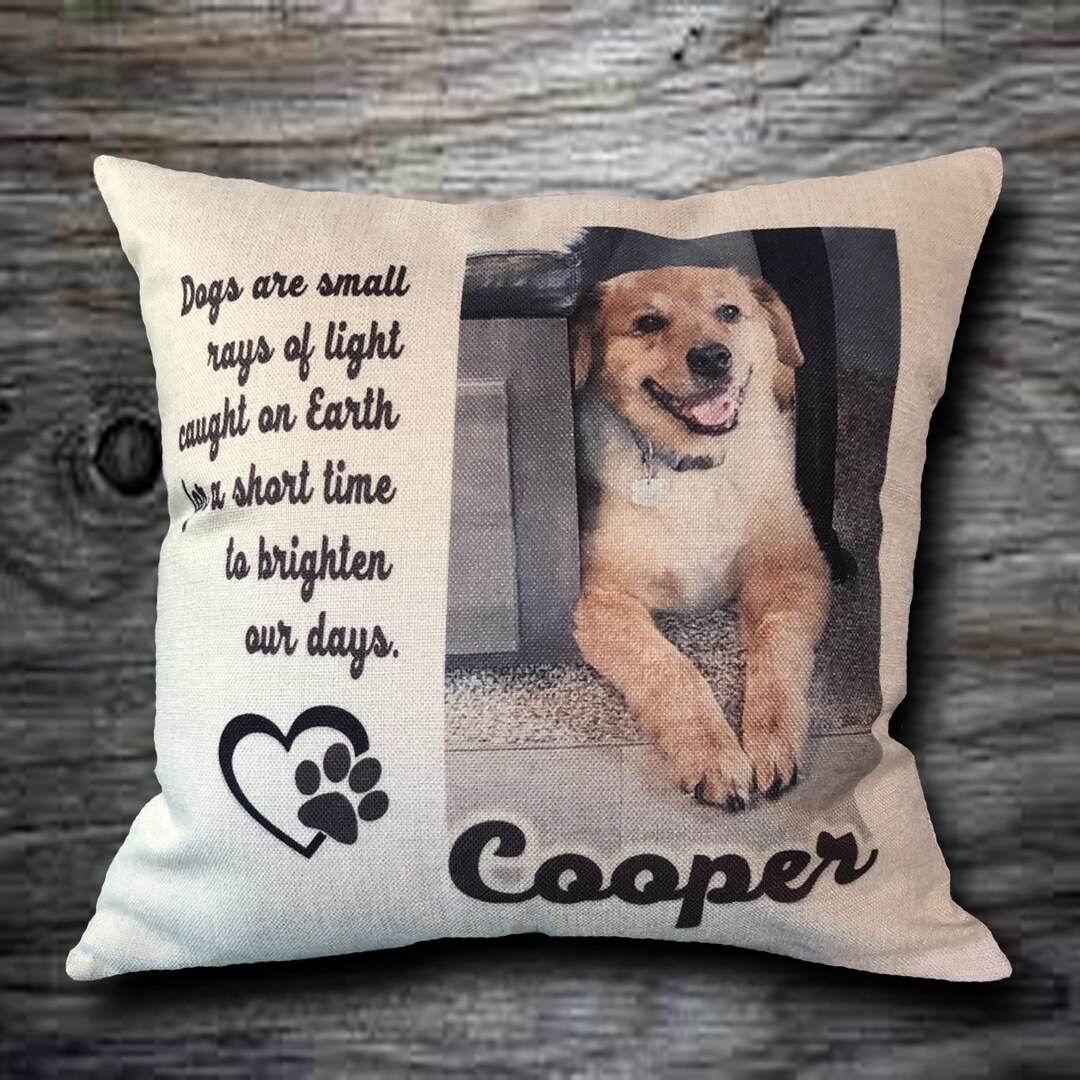 Pet Pillow, Loss of a Pet, Pet Memorial, Custom Pet Pillow, Pet Photo