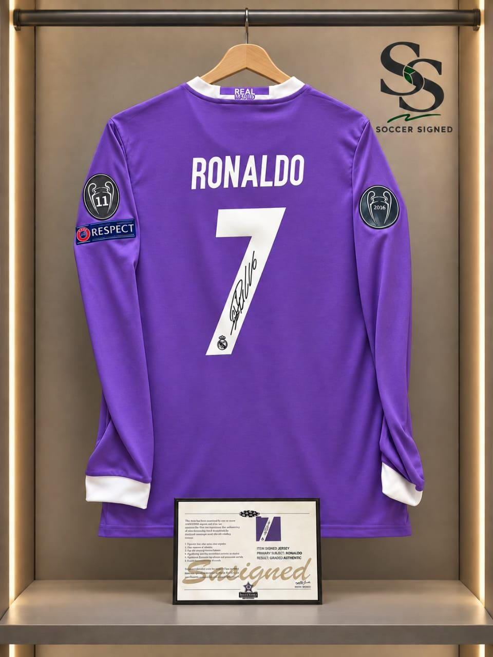 Cristiano ronaldo autographed card - Etsy 日本