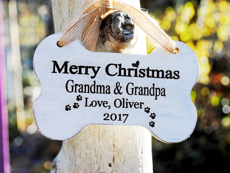 Dog Grandma Ornament Dog Grandparent Gift Dog Grandpa Gift Etsy
