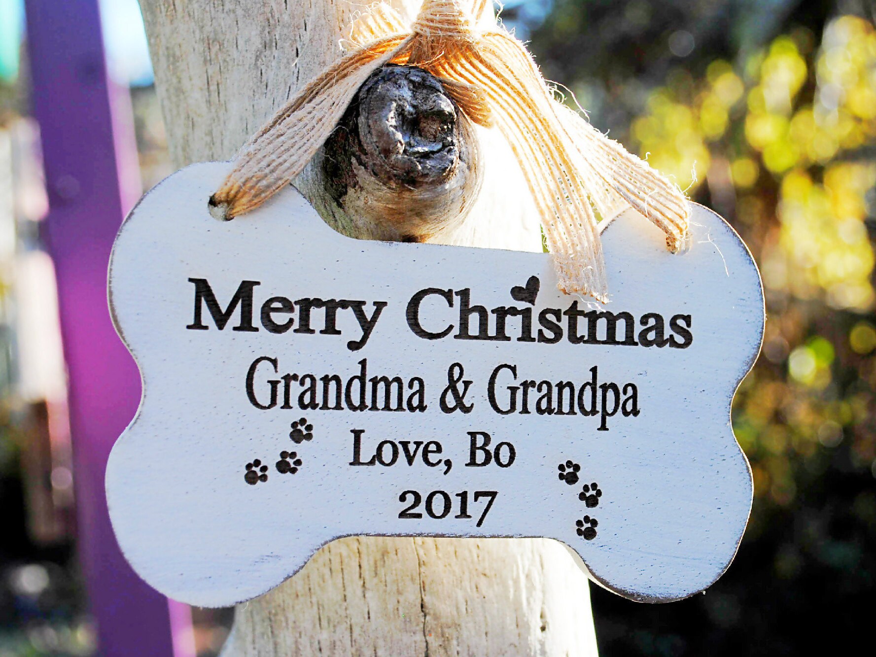 Dog Grandma Ornament Personalized Pet Grand Dog Ornament Etsy