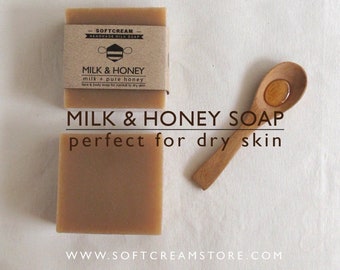 Natural Handmade Soap - Milk & Honey Soap