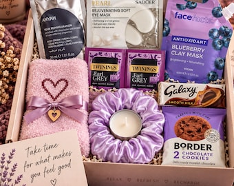 Cosy Autumn Gift Box for Her, Self Care Pamper Hamper, Autumn Birthday Gift, Thinking of You Gift, Hug in a Box, Letterbox Gift UK