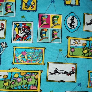 Robert Kaufman Fabrics Dr. Seuss Express Yourself Works of Art 100% Premium Quilt Cotton