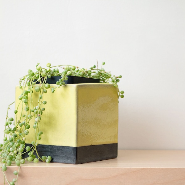 Square Planter Etsy