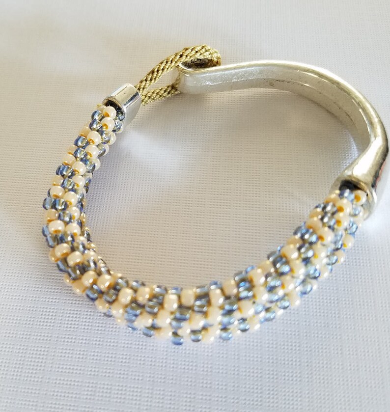 Kumihimo Half Cuff Bracelet Etsy