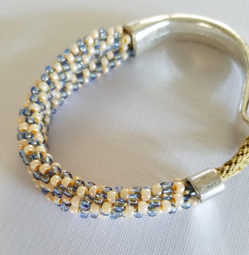 Kumihimo Half Cuff Bracelet Etsy