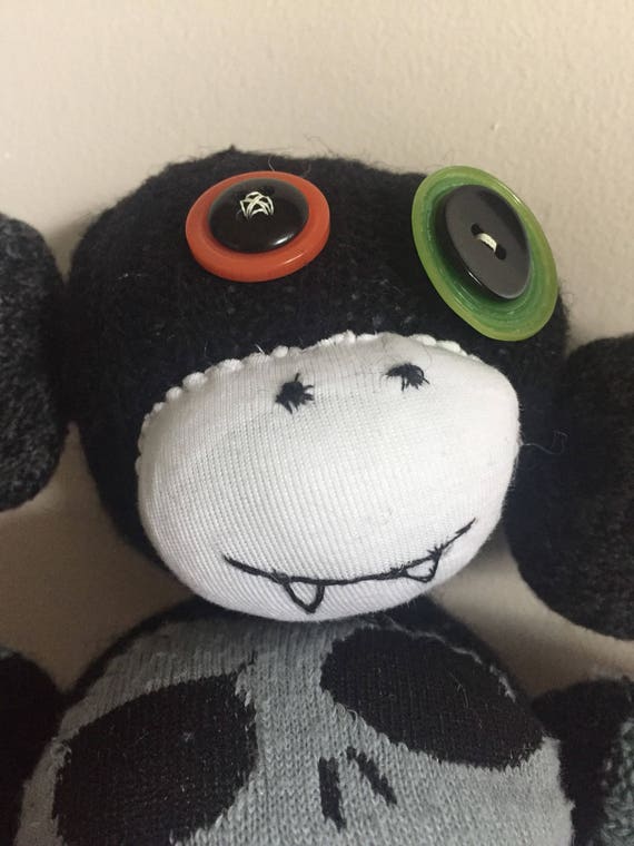 creepy sock monkey