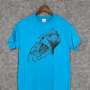 Box Jelly - Camiseta estampada a mano con bloque de relieve - Inspirada en medusas