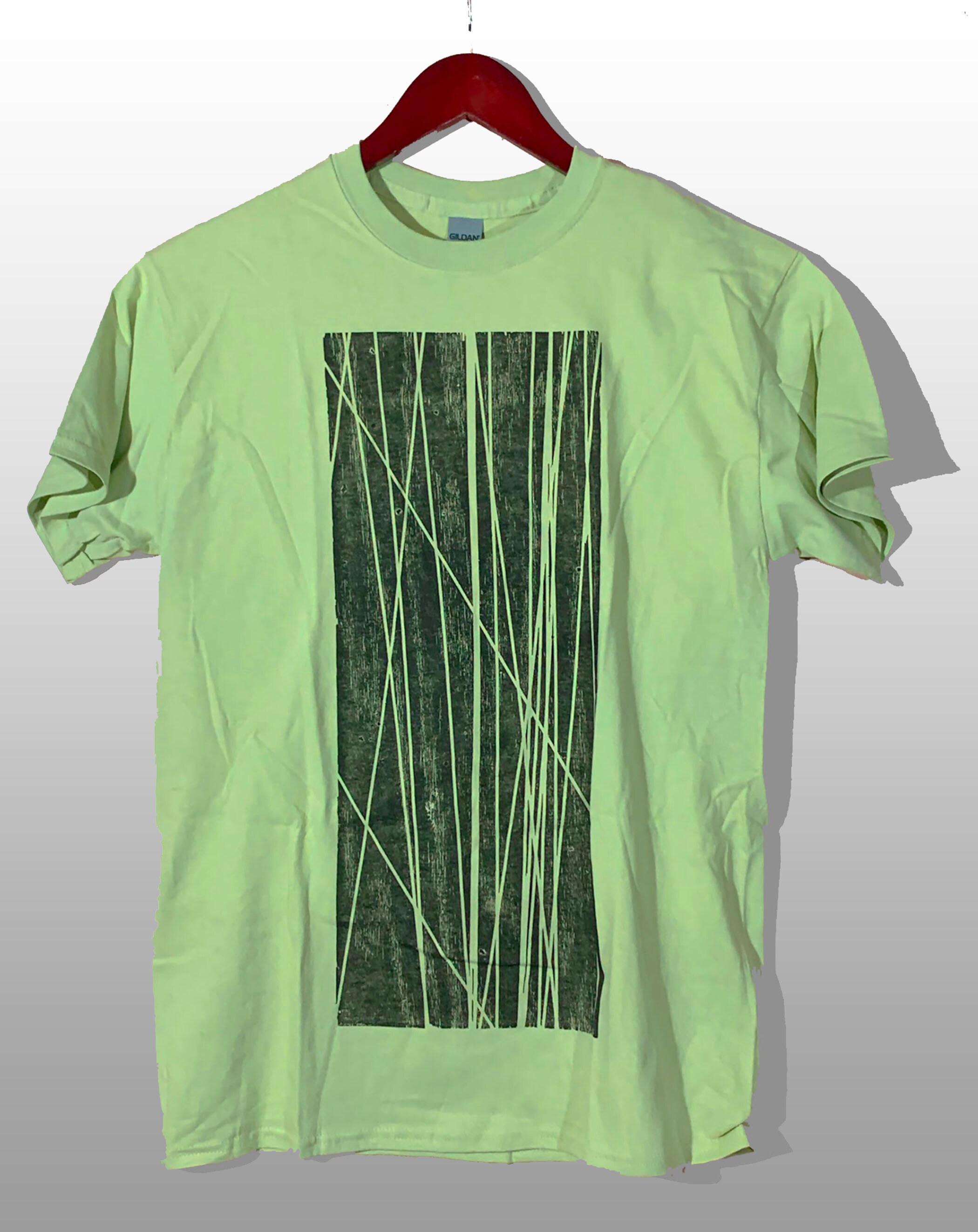 Woodblock Handprinted Limited Edition Relief Block TShirt Etsy