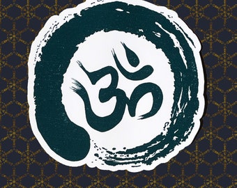 OM. - Vinyl Sticker - Yoga Inspired