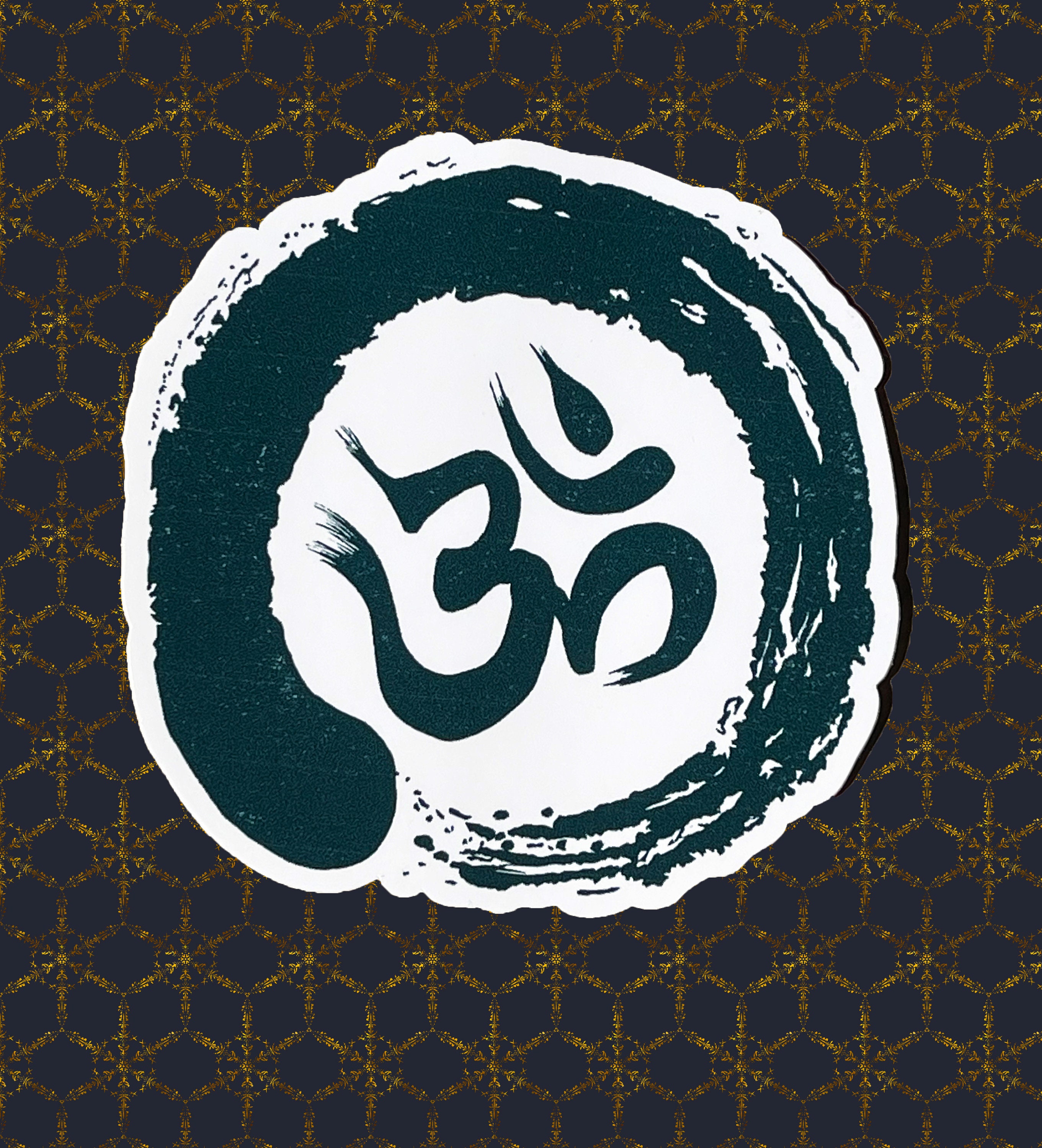 OM. - Vinyl Sticker - Yoga Inspired - Etsy