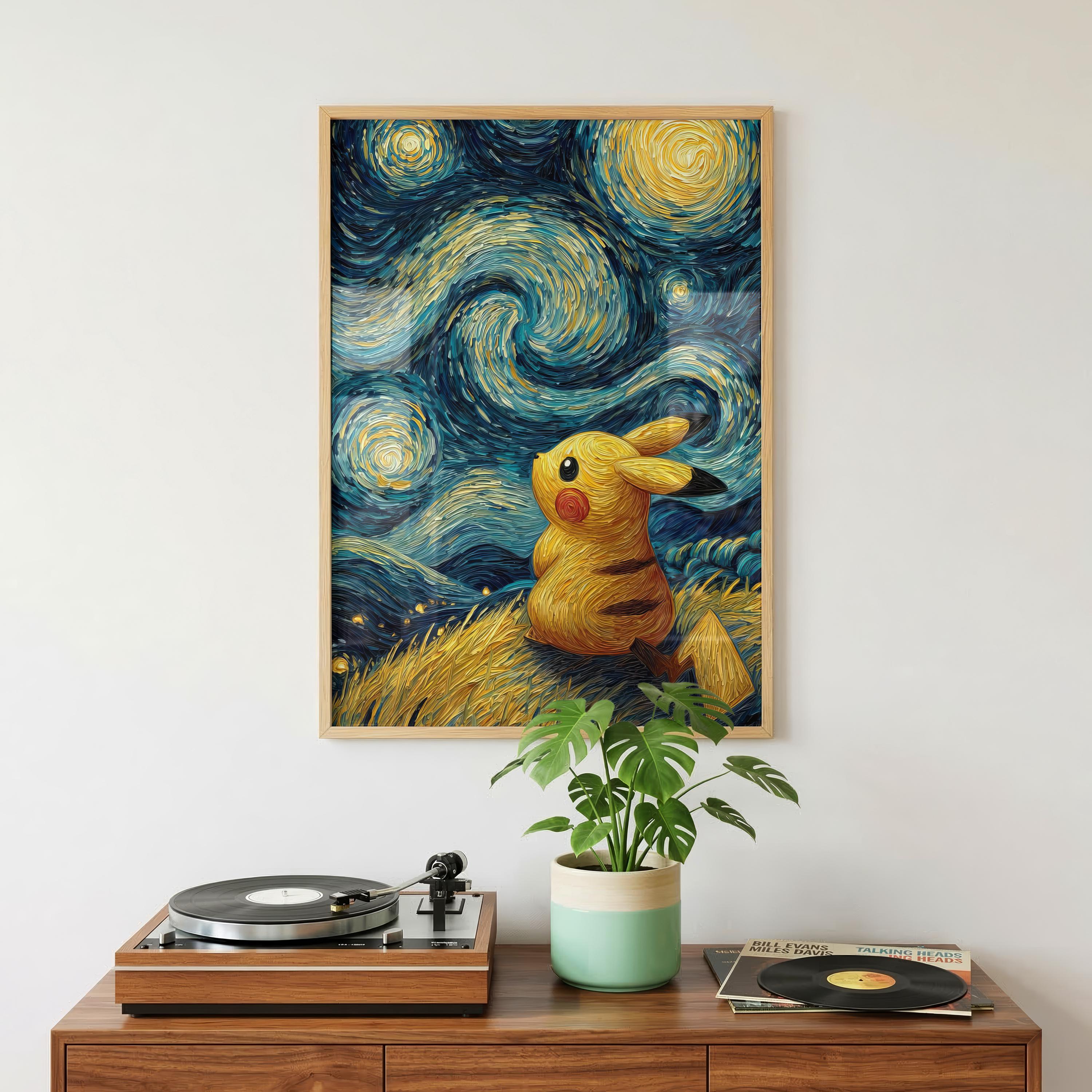 ゴッホ ピカチュウ - Etsy 日本