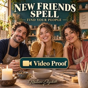 Make New Friends SPELLs, Powerful Friendship Attraction Ritual, Find Your People & Build Genuine Connections