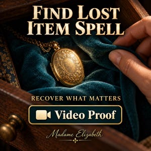 Find Lost Item SPELLs, Recover Missing Objects & Belongings, Powerful Personalized Retrieval Ritual