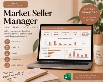Rastreador de ventas para pequeñas empresas | Hoja de cálculo de Excel