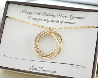 gift ideas for mom 70th birthday