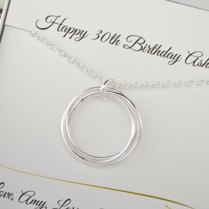 30 Birthday gift for daughter, 3 Sister necklace, 3 Best friend necklace, 30th Birthday gift for her, 3 Sister Jewelry,3 Bridesmaid neck