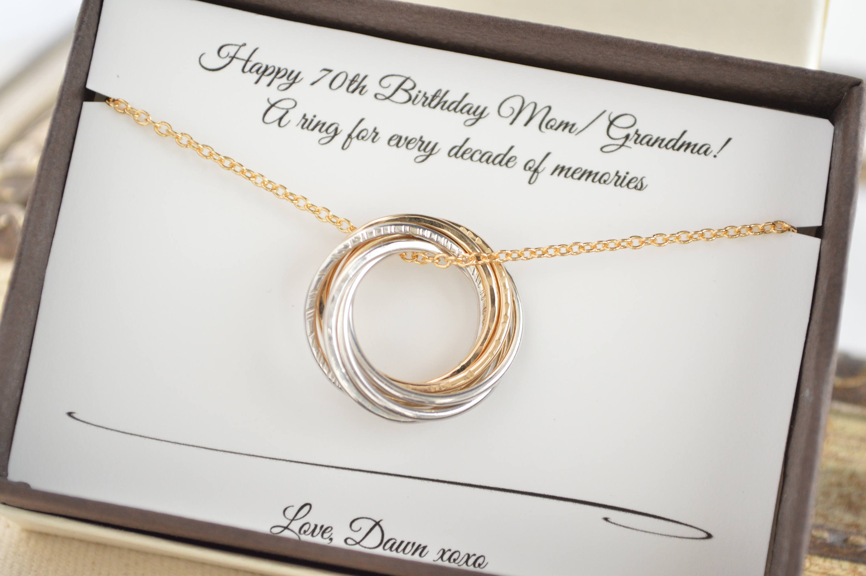 gift ideas for wife's 70th birthday