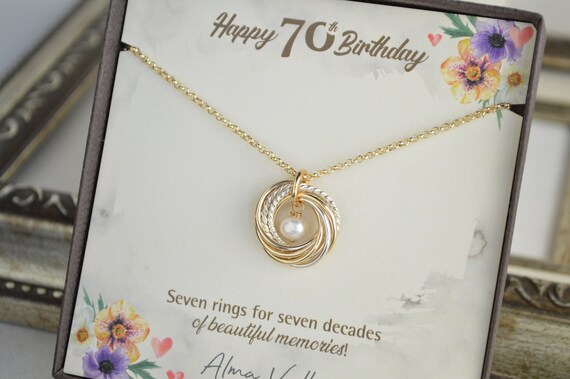 Coperta Regalo 70° Compleanno Donna – Morbida Flanella Con Scritta Felice 1952, Per Mamma O Moglie