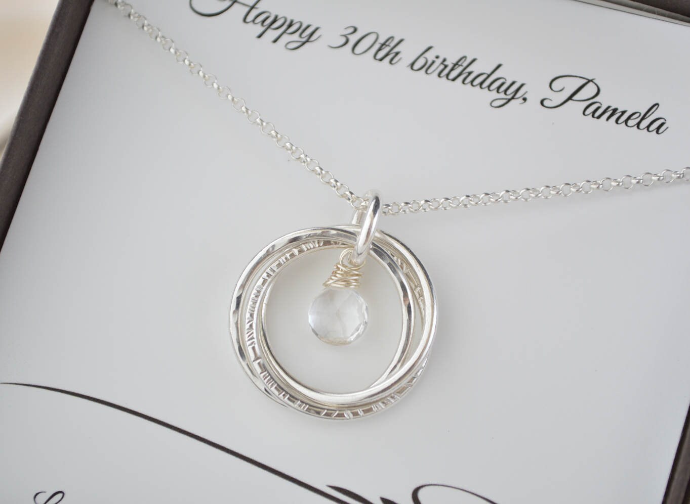 30th birthday jewellery gifts for her