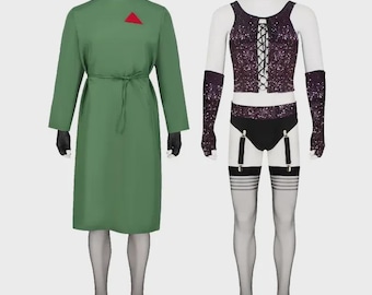 Dr. Frank-N-Furter Costume Set, Rocky Horror Picture Show Cosplay Outfit, Stage Costume