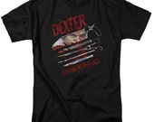 Dexter horror serial killer tshirt - many sizes available  - can be customized