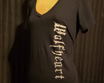 T-shirt de groupe de heavy metal death metal mélodique pour femmes Wolfheart