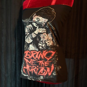 Bring me the horizon ladies handmade heavy metal band shirt tank top tshirt
